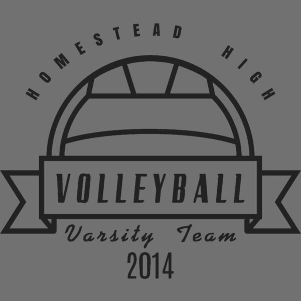 Volleyball Template DNT001 BW Thumbnail