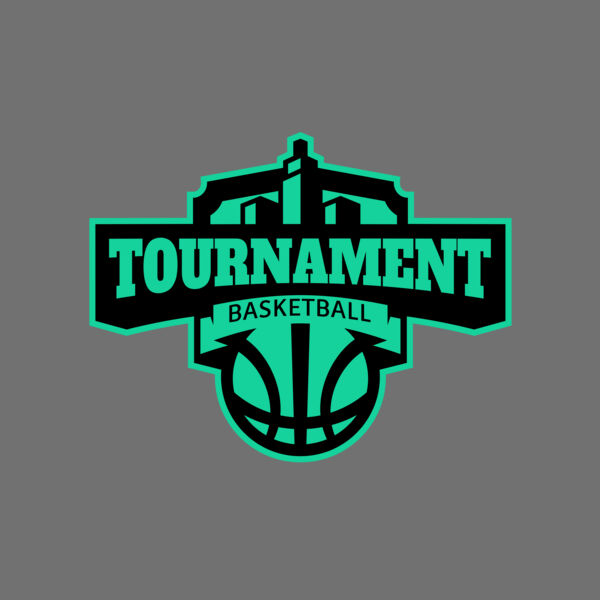 Tournament Basketball logo template Thumbnail