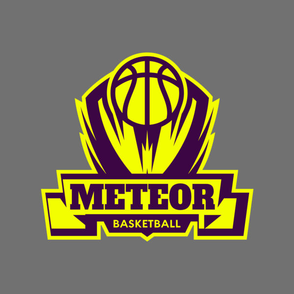 Meteor Basketball Logo Template Thumbnail