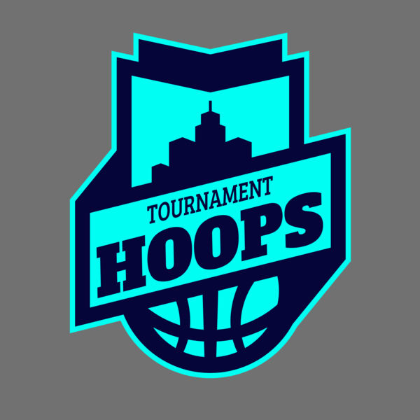 Hoops Tournament Basketball logo template Thumbnail