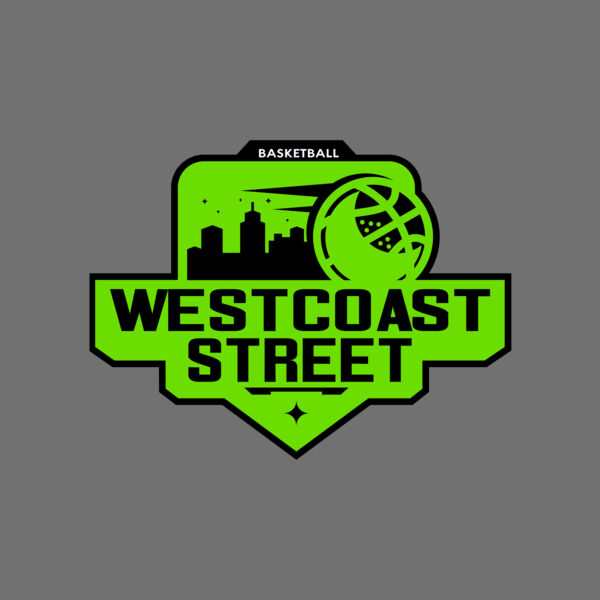 Westcoast Street Basketball logo template Thumbnail