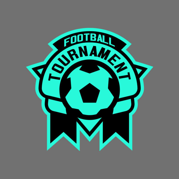 Tournament Football logo template Thumbnail