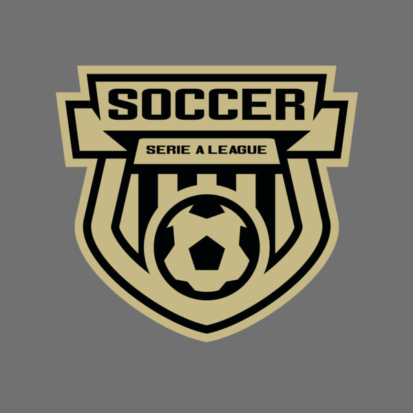 Serie a league soccer logo template Thumbnail