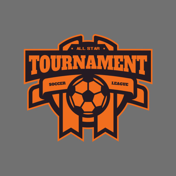 Tournament Soccer league logo template Thumbnail