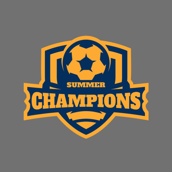 Champions Summer Soccer logo template Thumbnail