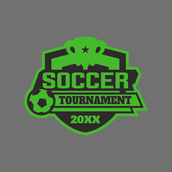 Soccer Tournament logo template 02 Thumbnail