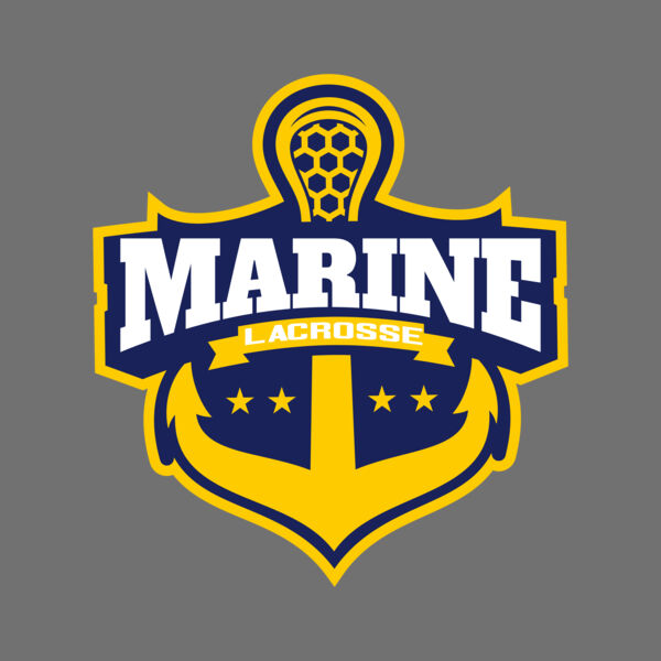 Marine Lacrosse Logo Template Thumbnail