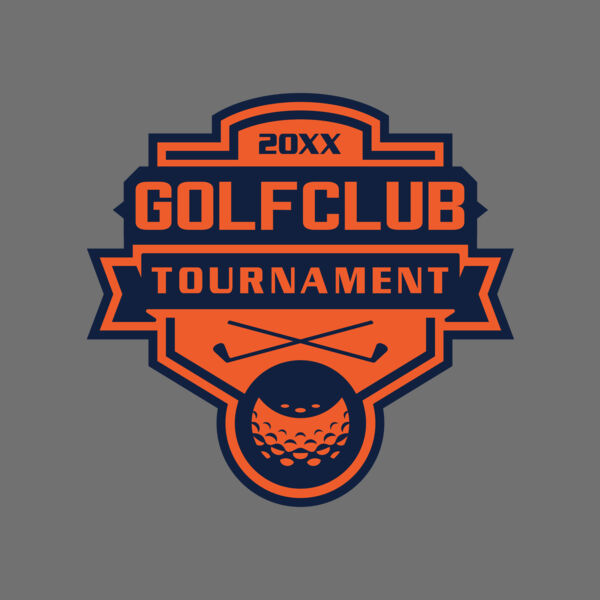 Golf club Tournament logo template 02 Thumbnail