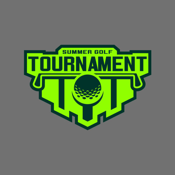 Tournament Summer golf logo template Thumbnail