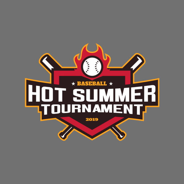 Hot Summer Tournament Baseball logo 01 Thumbnail