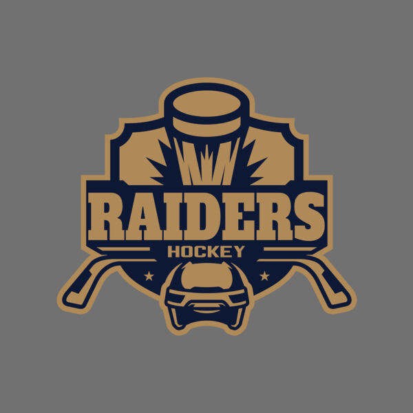 Raiders Hockey logo template Thumbnail