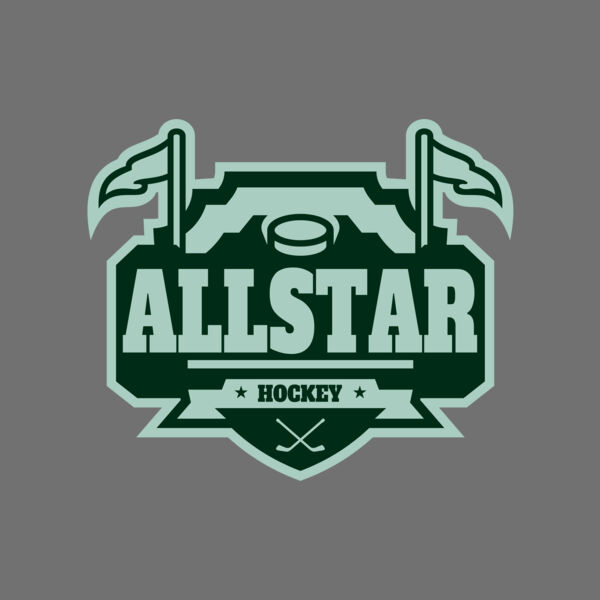 All Star Hockey Tournament logo template 02 Thumbnail