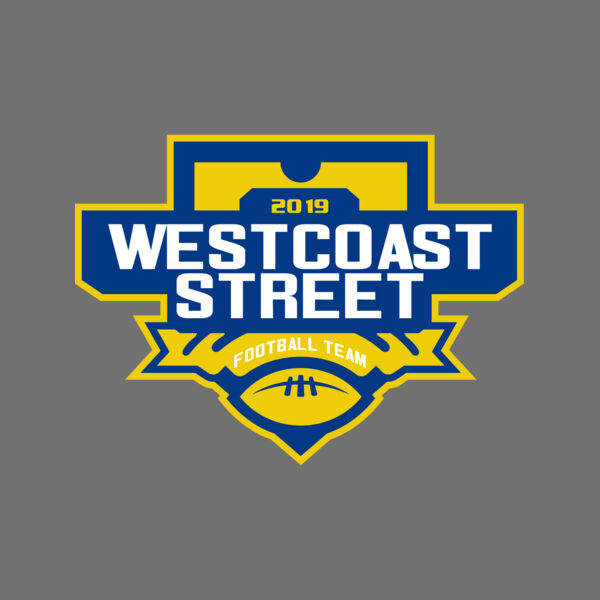 West Coast Street Football League logo template Thumbnail