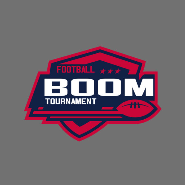 Boom Tournament Football logo template Thumbnail