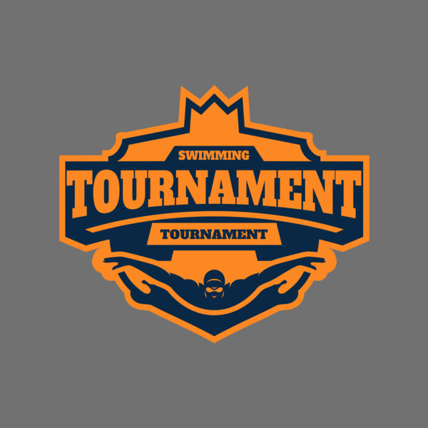 Swimming Tournament logo template Thumbnail