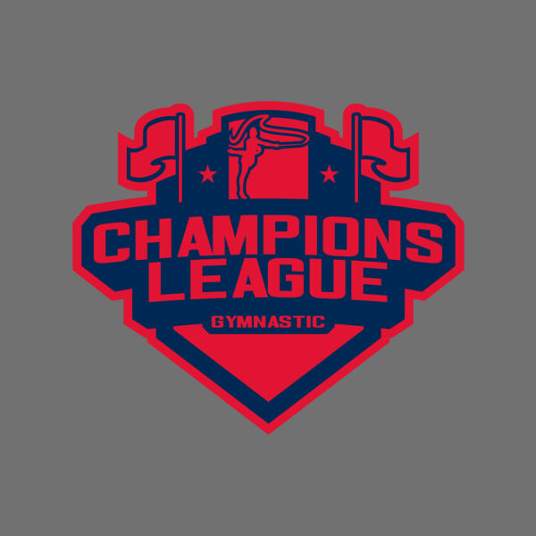 Champions League Gymnastic logo template Thumbnail