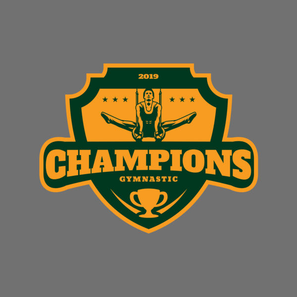 Champions Gymnastic logo template Thumbnail