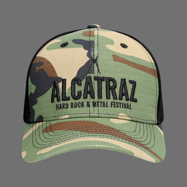ALCATRAZ HUNTER HAT - WOODLAND CAMOUFLAGE Thumbnail