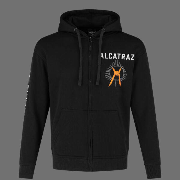 Alcatraz - Vintage skull zip hoodie Thumbnail