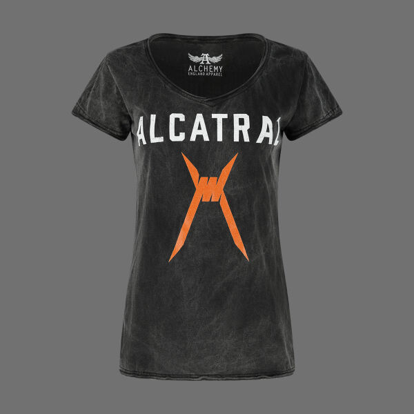 Alcatraz - Vintage v-neck tshirt (women) Thumbnail
