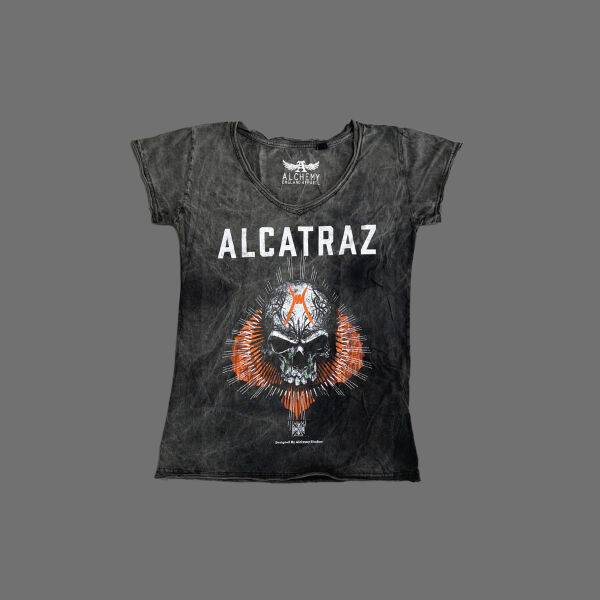 Alcatraz - Vintage v-neck tshirt (women) Thumbnail
