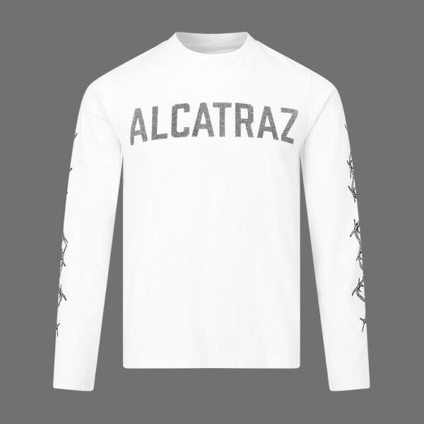 Alcatraz - Long sleeve white (unisex)  Alcatraz - Long sleeve white (unisex)  Thumbnail