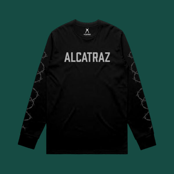 Alcatraz - Long sleeve black (unisex)  Thumbnail
