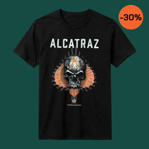 Alcatraz - Skull shirt black (men) Thumbnail