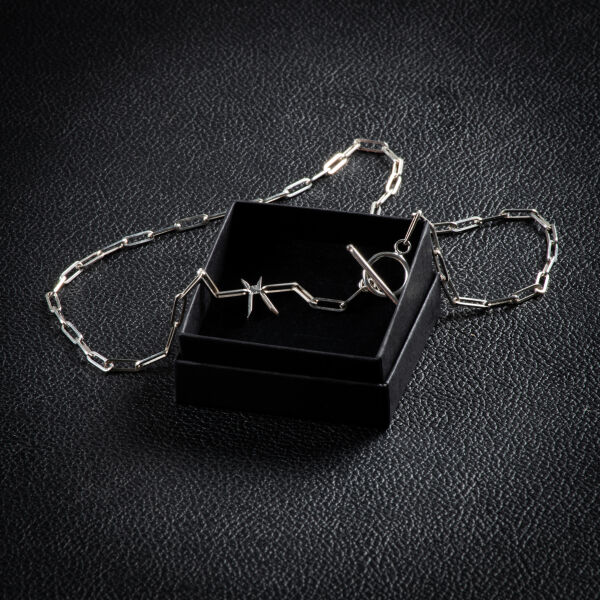 Alcatraz - Silver necklace (women) Thumbnail